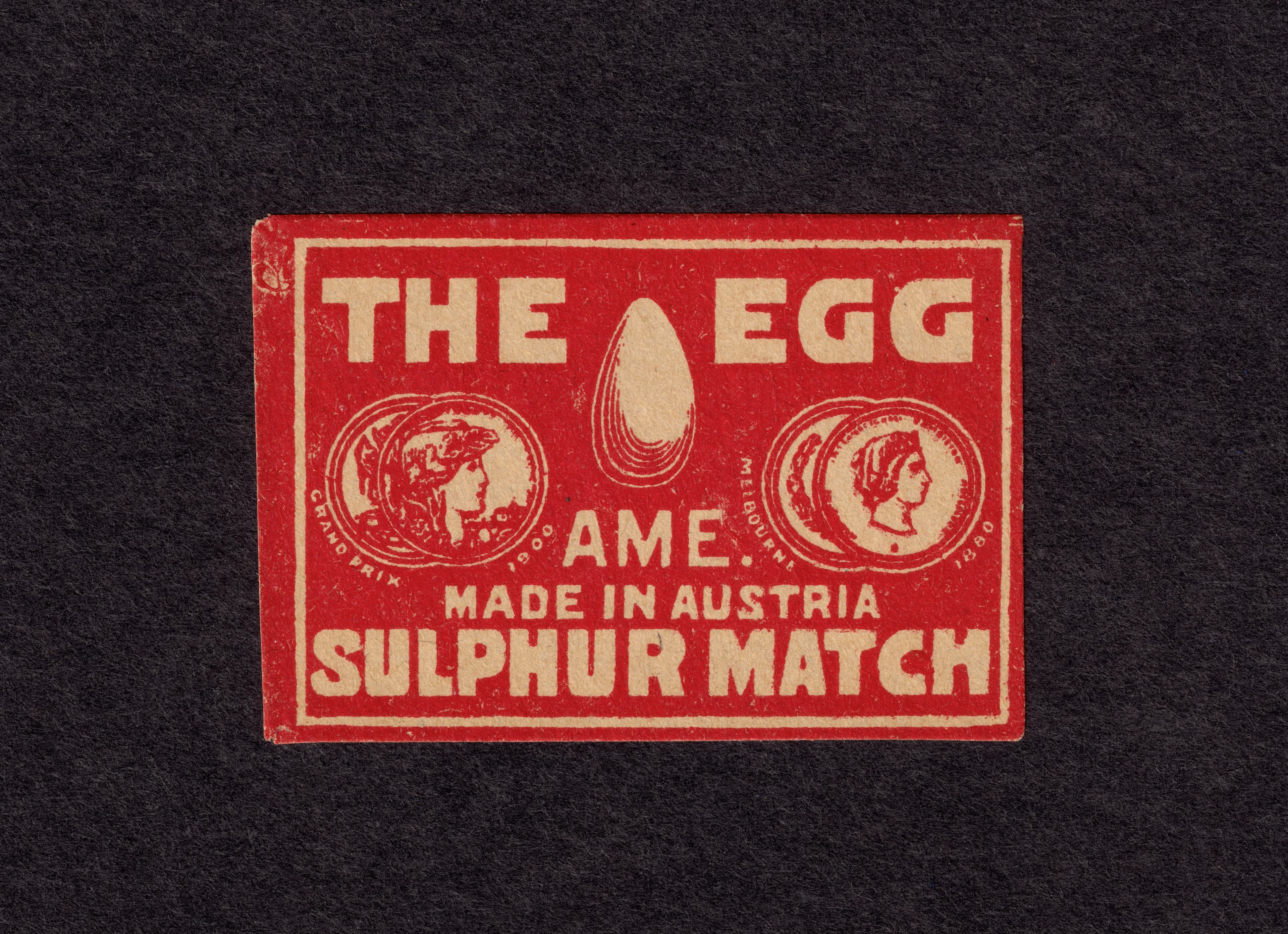 matchbox label pojatzi the egg