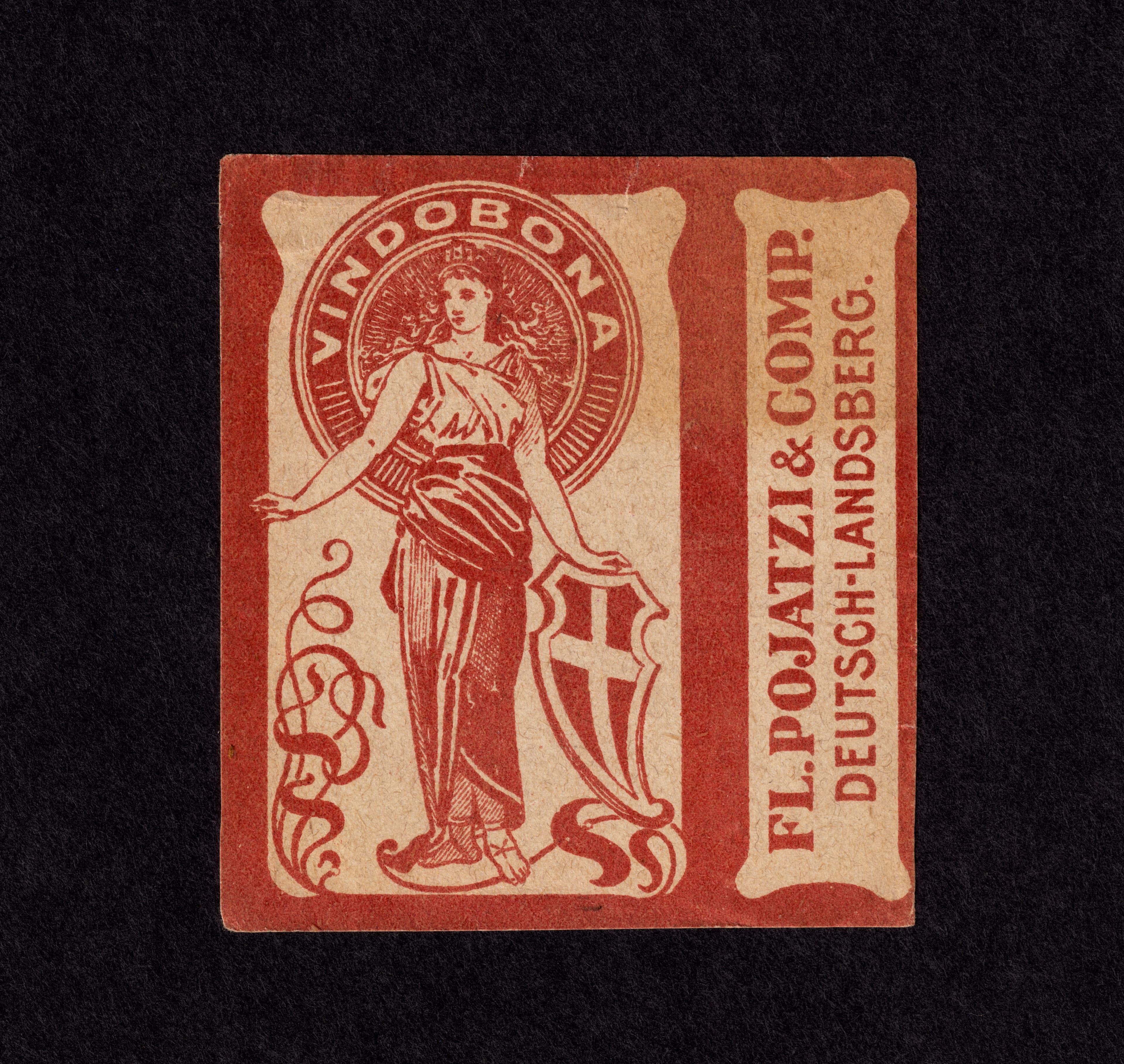 matchbox label pojatzi vindobona 2